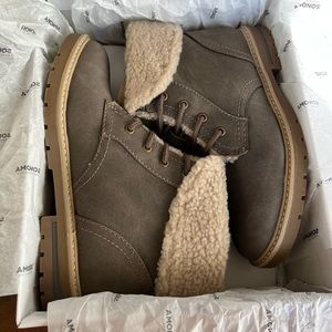 Sonoma Goods For Life® Echidna Women's Ankle Boots 6.5 NIB Taupe